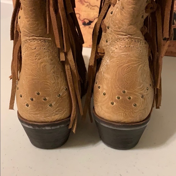 Laredo Western Cowgirl Boots 8M NWOT with Fringe - Picture 9 of 16